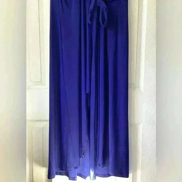 IMAN NWT Deep Blue Wrap High Low Maxi Dress options SIZE 1X - Picture 4 of 6